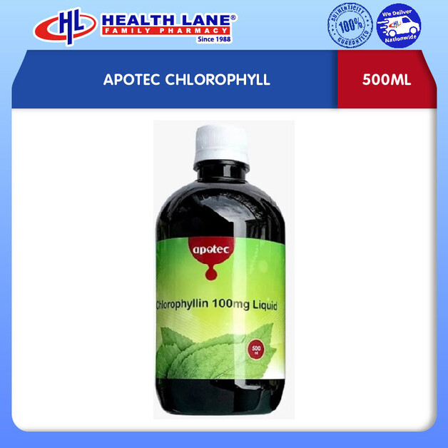 APOTEC CHLOROPHYLL 500ML 